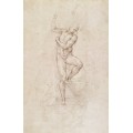 Эскиз для Страшного суда - Микеланджело Буонарроти
