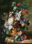 Букет цветов в терракотовой вазе - Хейсум,  Ян ван