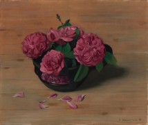 Розы в черной шляпе - Валлоттон, Феликс 