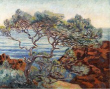 Красные скалы в Агай, 1898 - Гийомен, Арманд