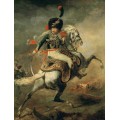 Офицер конных егерей императорской гвардии, идущий в атаку - Жерико, Теодор Жан Луи Андре