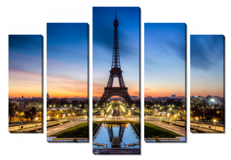 Закат в Париже