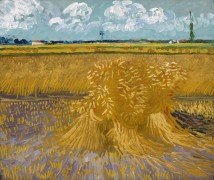 Пшеничное поле со снопами (Wheat Field with Sheaves), 1888 - Гог, Винсент ван