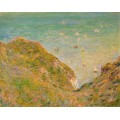 На скале в Пурвилле, яркая погода, 1882 - Моне, Клод