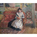 Жанна за чтением, 1899 - Писсарро, Камиль