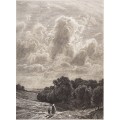 Облака над рощей (офорт), 1878 - Шишкин, Иван Иванович