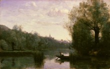Берега Соммы в Пикиньи - Коро, Жан-Батист Камиль