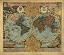 Карта мира 1663