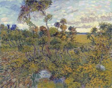 Закат в Монмажур  (Sunset at Montmajour), 1888 - Гог, Винсент ван
