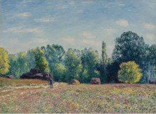 Опушка леса, 1895 - Сислей, Альфред