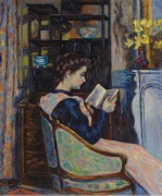 Мадмуазель Жиломин читает,1907 - Гийомен, Арманд