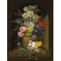 Букет цветов в корзине с бабочками - Фидлер, Антон
