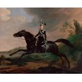 Портрет великого князя Александра Николаевича на коне - Крюгер, Франц