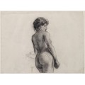 Стоящая обнаженная, вид сзади (Standing Female Nude Seen from the Back), 1886 01 - Гог, Винсент ван