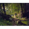Прогулка в лесу, 1869 - Шишкин, Иван Иванович