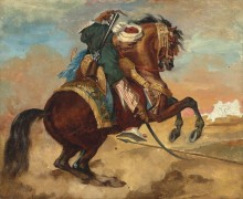 Турок верхом на коне - Жерико, Теодор Жан Луи Андре