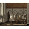 Интерьер Старой церкви в Амстердаме - Витте, Эмануэль де
