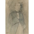 Портрет Адельчи Морбили, 1862 - Дега, Эдгар