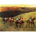 Скаковые лошади на тренировках, 1894 - Дега, Эдгар