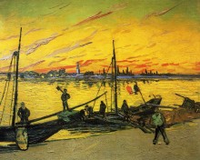 Угольные баржи (Сoal Barges), 1888 - Гог, Винсент ван