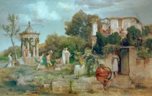 Праздник в Древнем Риме - Бёклин, Арнольд