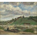 Холм Монмартр с каменоломней и ветряными мельницами (The Hill of Montmartre with Stone Quarry and Windmills), 1886 - Гог, Винсент ван