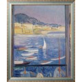 Вильфранш-сюр-Мер, вид  окна на море, 1926 - Лебаск, Анри