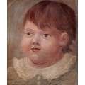 Портрет Павла, ребенка с белым воротничком, 1922 - Пикассо, Пабло