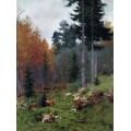 В лесу осенью. 1894 - Левитан, Исаак Ильич