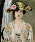 Женщина в шляпке - Матисс, Анри