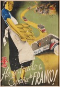 Плакат времен гражданской войны в Испании в 1936-39 годах