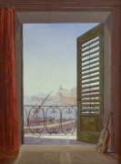 Балкон с видом на Неаполитанский залив - Карус, Карл Густав