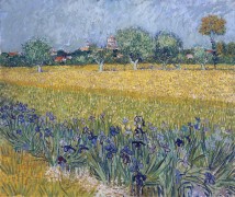 Вид Арля с ирисами (View of Arles with Irises), 1888 - Гог, Винсент ван