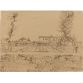 Пахарь на полях близ Арли (Ploughman in the Fields near Arles), 1888 - Гог, Винсент ван