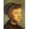 Портрет молодой женщины, 1867 - Дега, Эдгар
