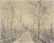 Дорога (Driveway), 1872-73 - Гог, Винсент ван
