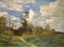 Лесной пейзаж, 1856-60 - Буден, Эжен