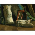 Натюрморт с двумя бурдюками и бутылью (Still Life with Two Sacks  and Bottle), 1884 - Гог, Винсент ван