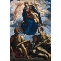 Мадонна с Младенцем и святые Марк и Лука - Тинторетто (Якопо Робусти) 