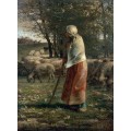 Пастушка - Милле, Жан-Франсуа 