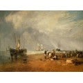Рыбный рынок на берегу Гастингса - Тернер, Джозеф Мэллорд Уильям