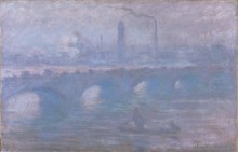 Мост Ватерлоо, утренний туман - Моне, Клод
