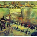 Прибытие корвета в гавани Антверпена - Фриез, Отон Эмиль