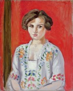 Женщина в болгарской вышиванке - Матисс, Анри