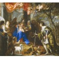 Почитание Святого Семейства, 1668 - Коэльо, Клаудио