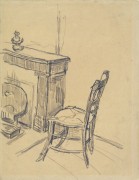 Стул возле камина (Chair by a Fireplace), 1890 - Гог, Винсент ван