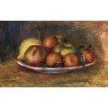 Натюрморт с мандаринами, яблоками и лимоном - Ренуар, Пьер Огюст