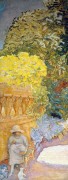 Триптих Средиземноморье - Женщина с котом в саду - Боннар, Пьер