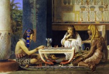 Игра в шахматы в Древнем Египте - Альма-Тадема, Лоуренс