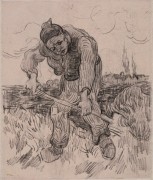 Копающий крестьянин (Peasant Digging), 1890 - Гог, Винсент ван